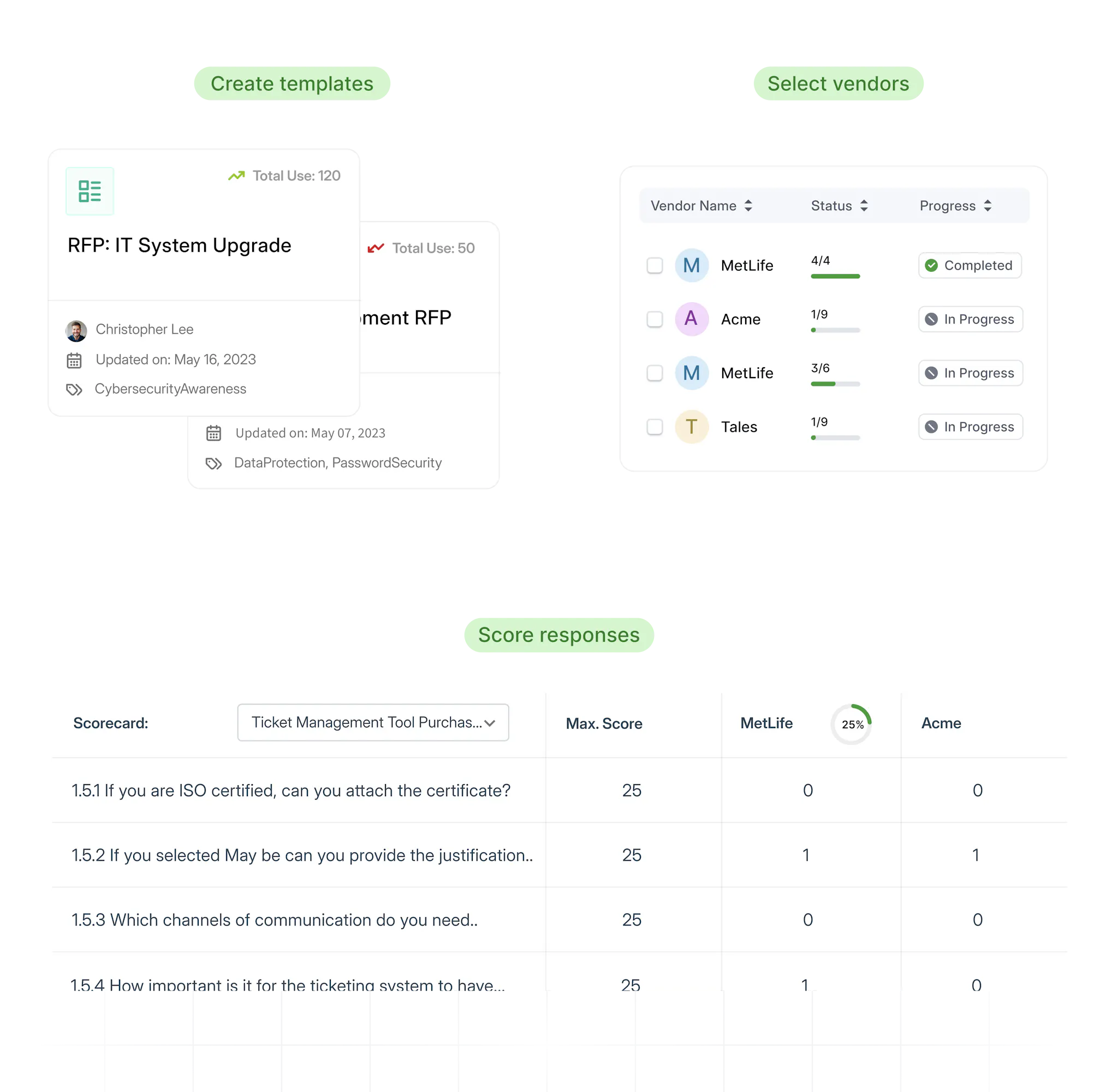 Centralize & simplify RFP creation and vendor evaluation | Responsive ...