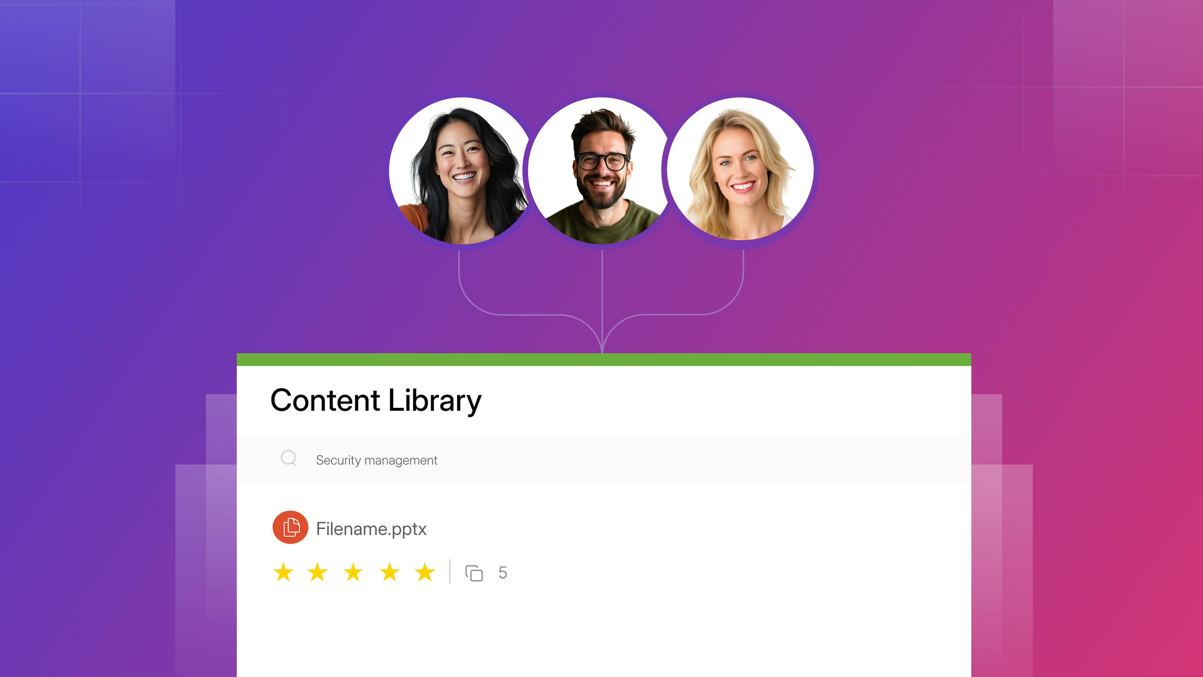 Content Library illustration