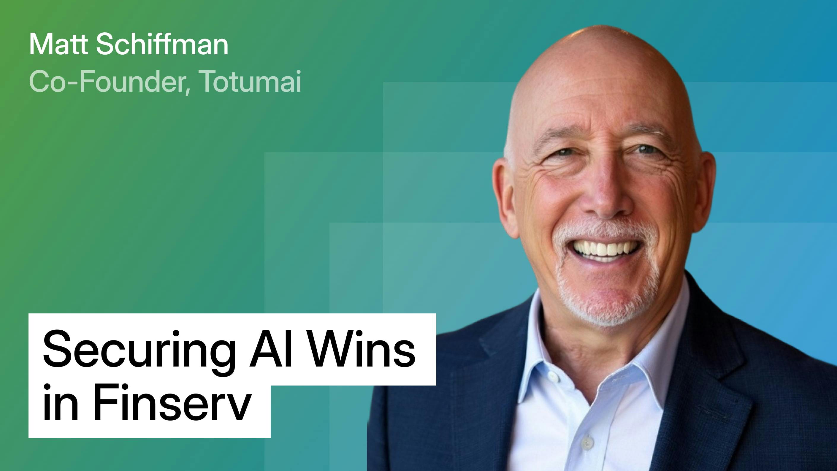 Headshot of Matt Schiffman, Co-founder, Totumai.