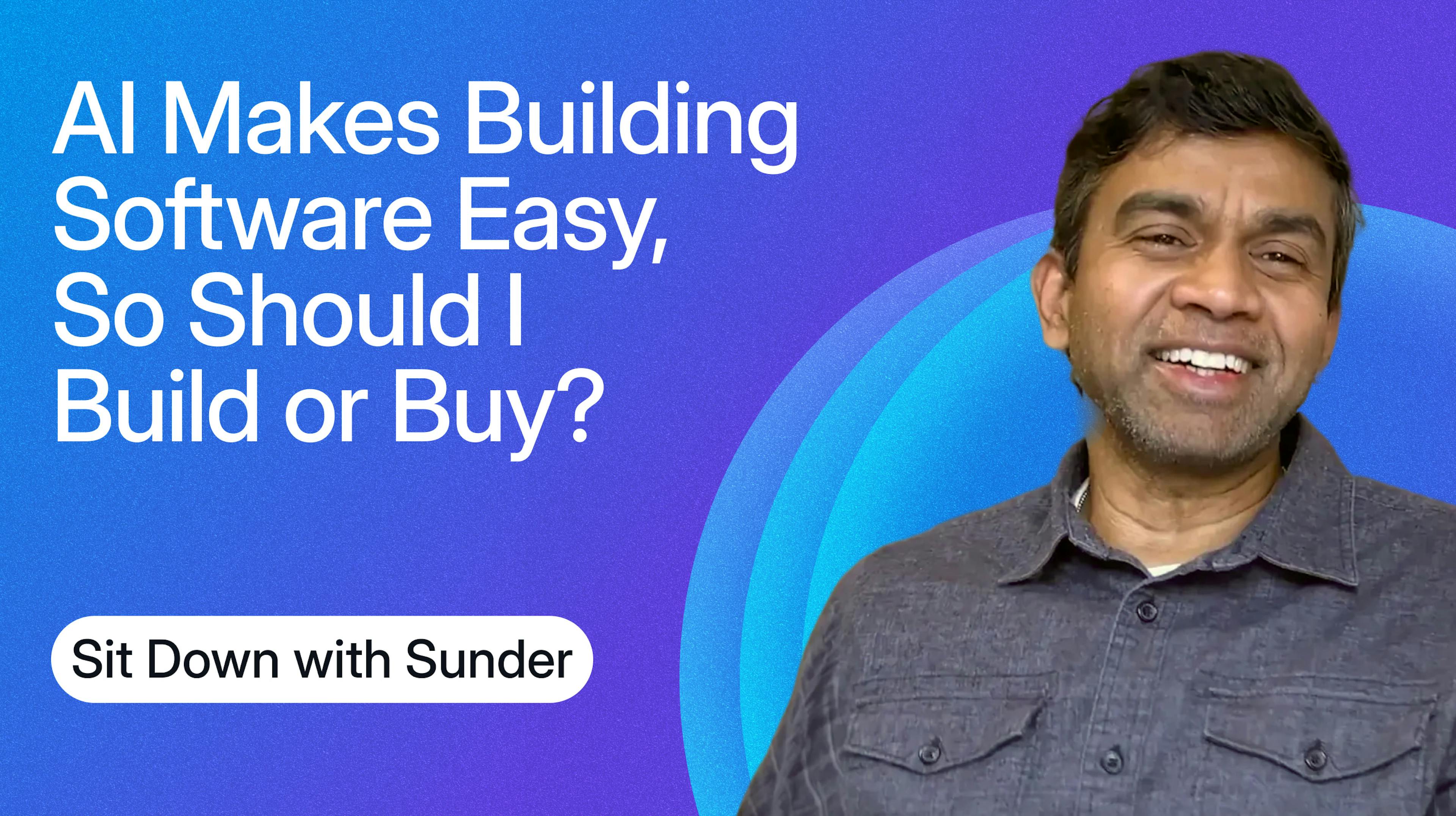 Sit Down with Sunder build or buy graphic