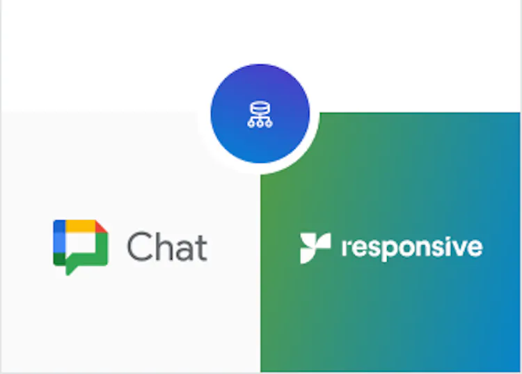 Google Chat and Responsive logo integration horizontal mobile