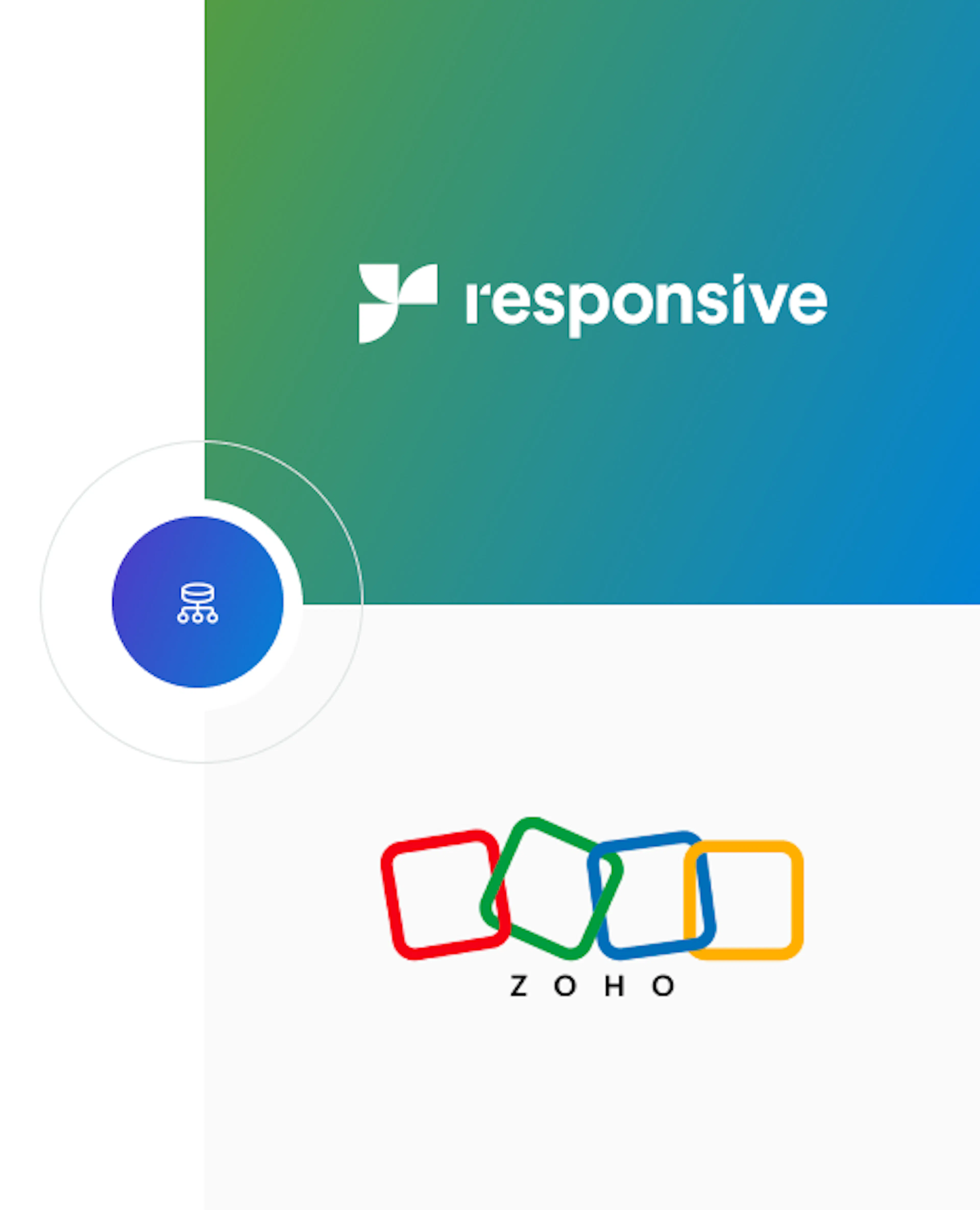 Zoho and Responsive logo integration vertical
