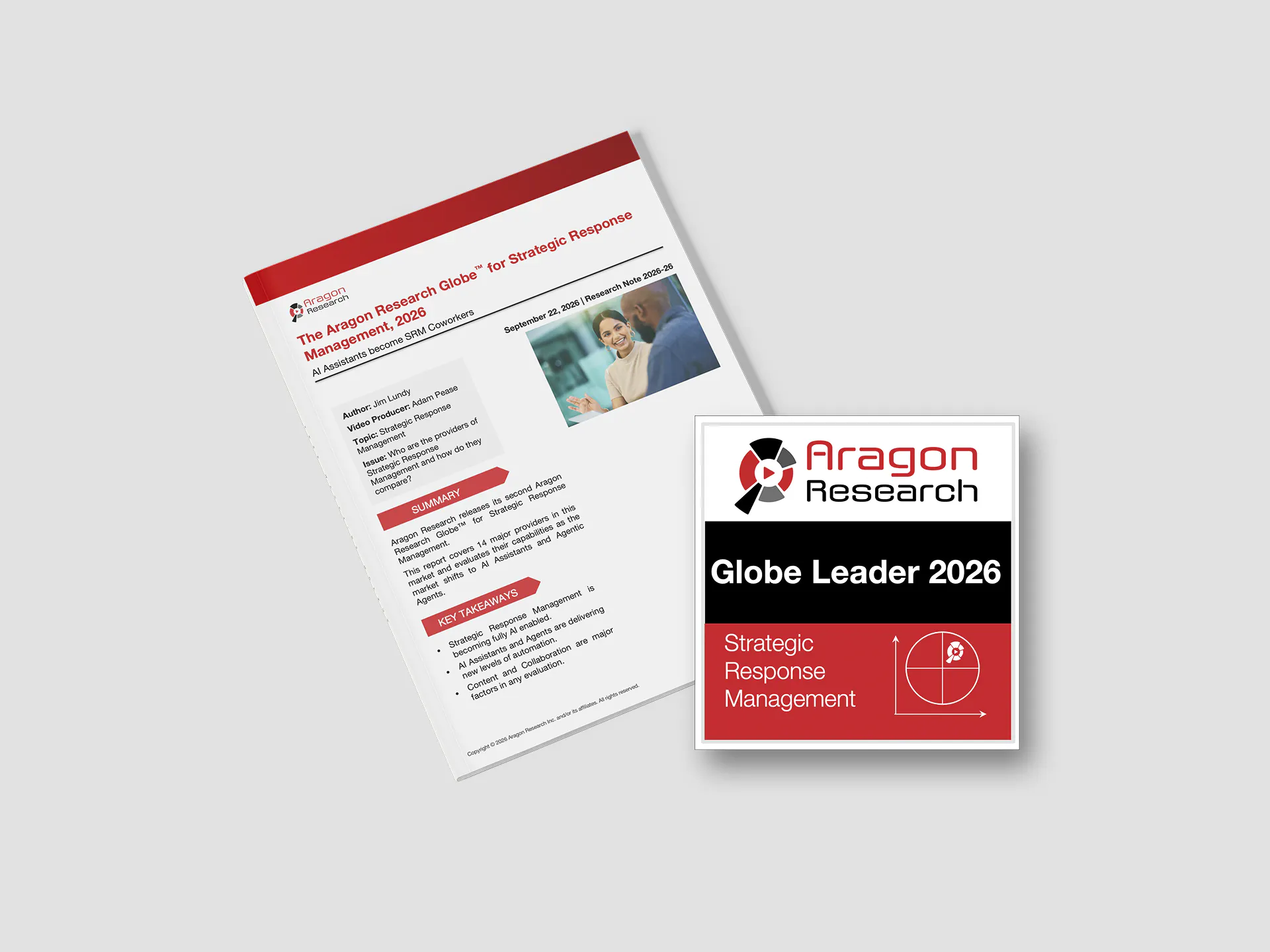 Aragon Research Globe™ for Strategic Response Management mockup graphic