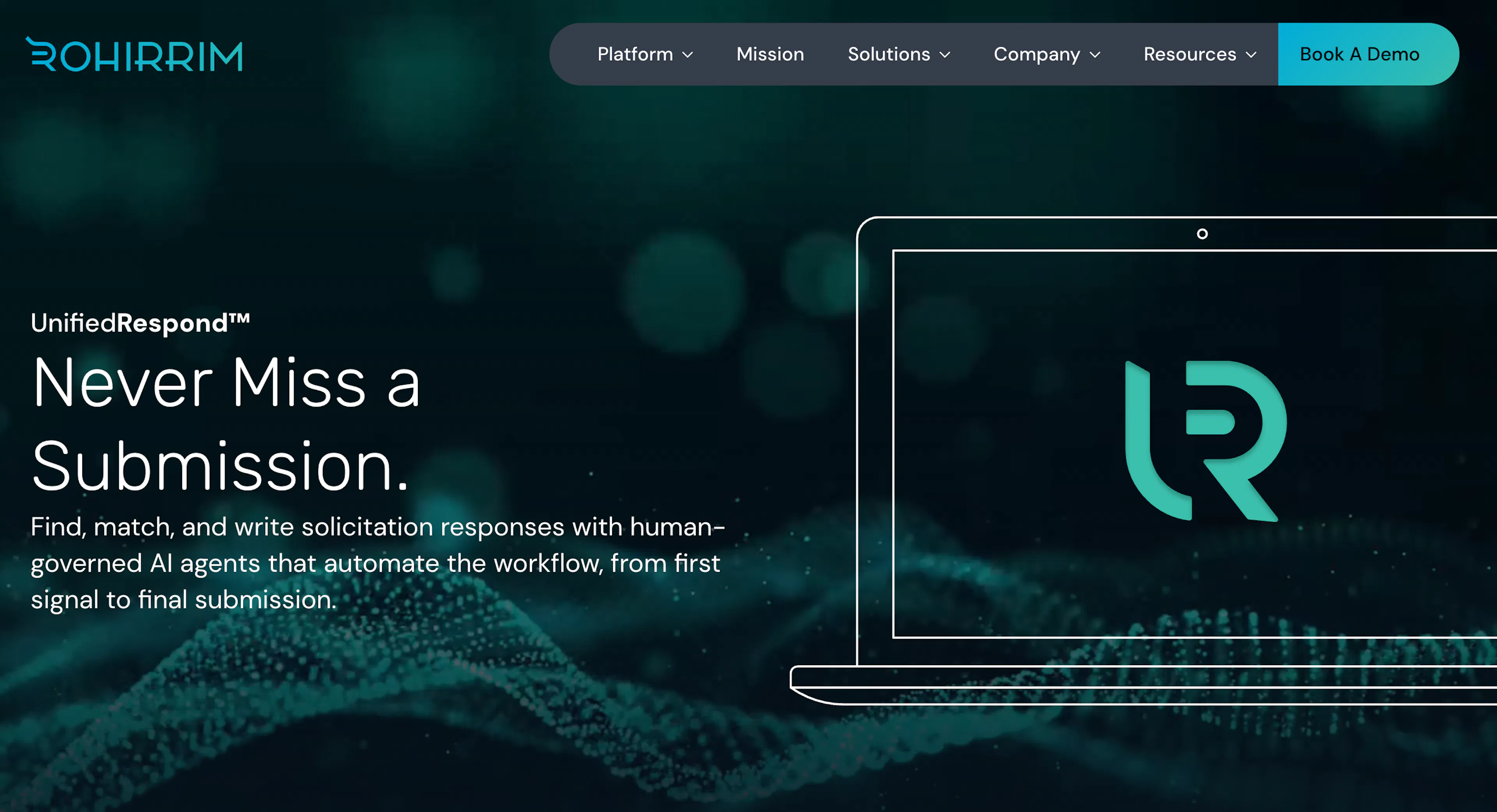Rohirrim offers a secure, AI-driven RFQ software platform
