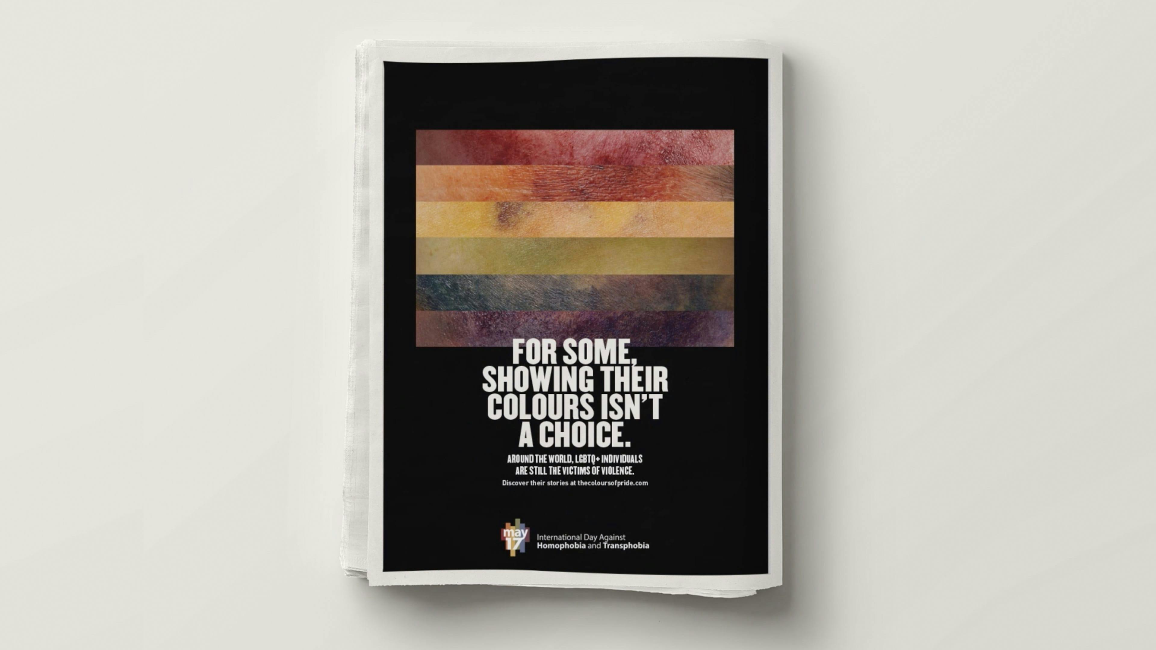 Colours of pride poster