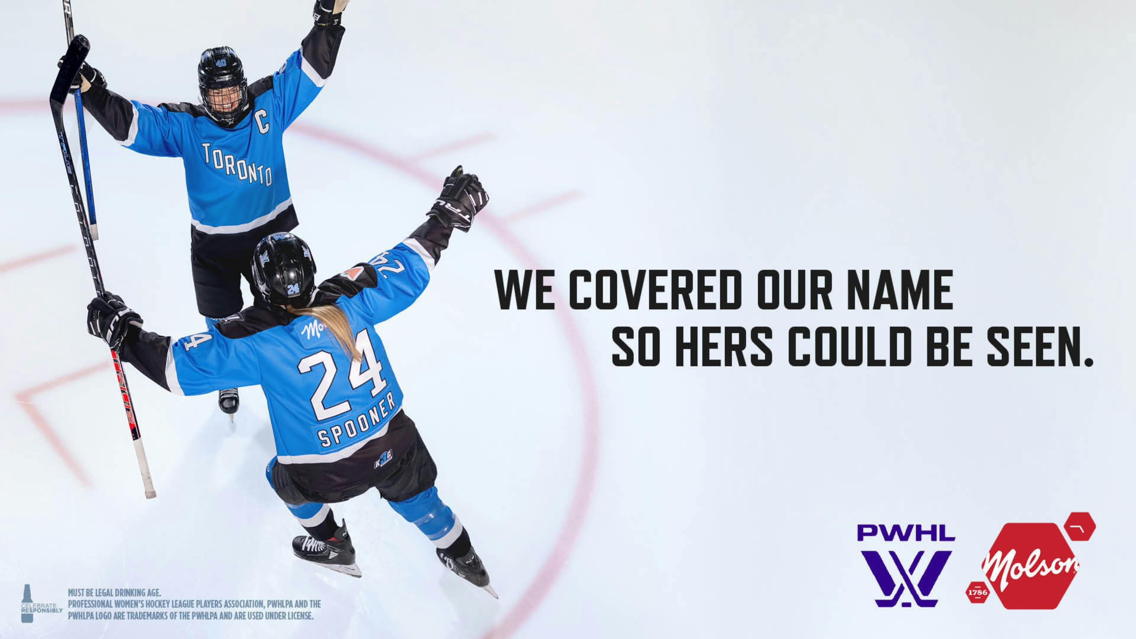 Spooner and Turnbull share a celebratory moment on the ice together. 