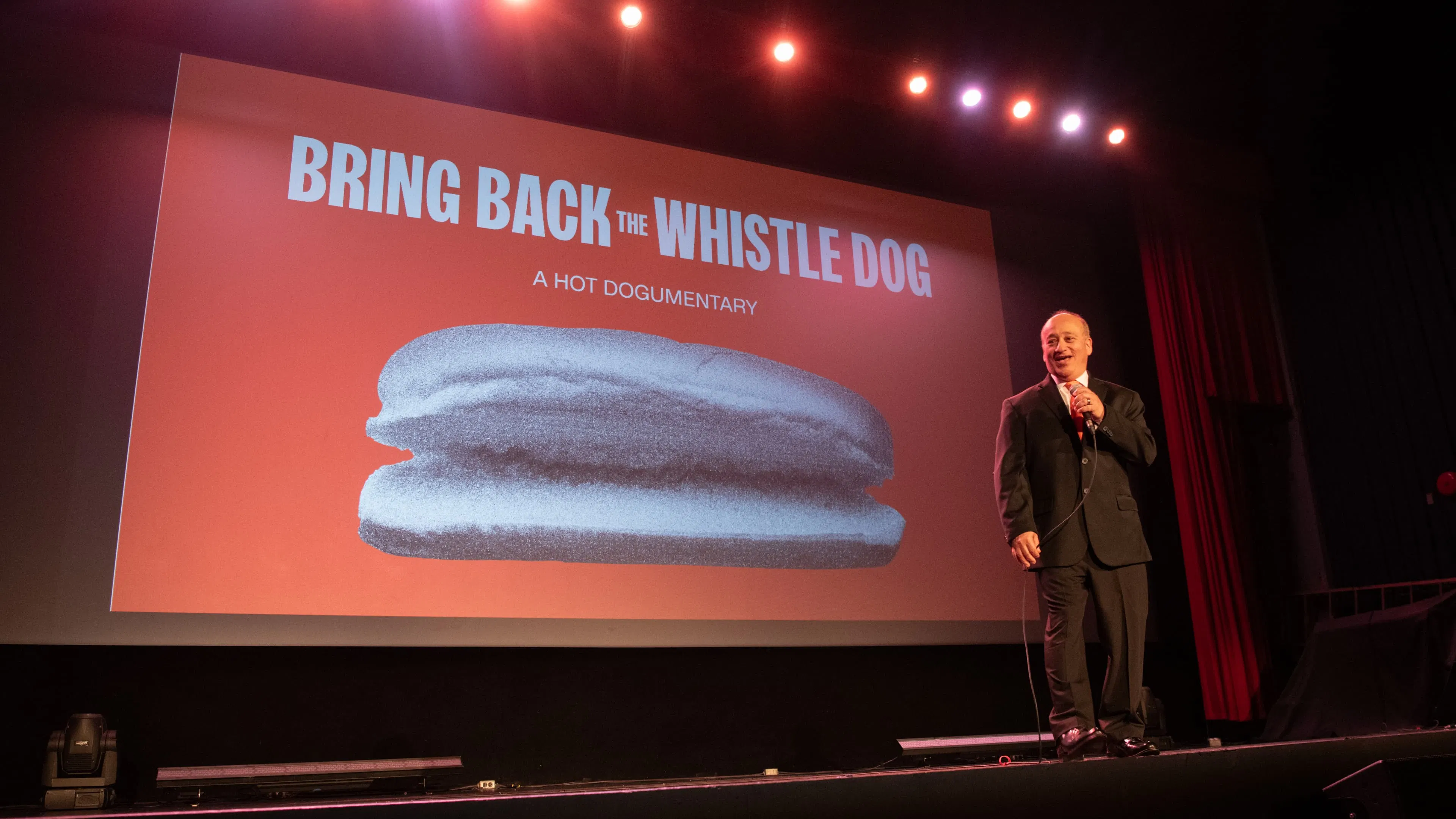The Whistle Dog short film stage introduction