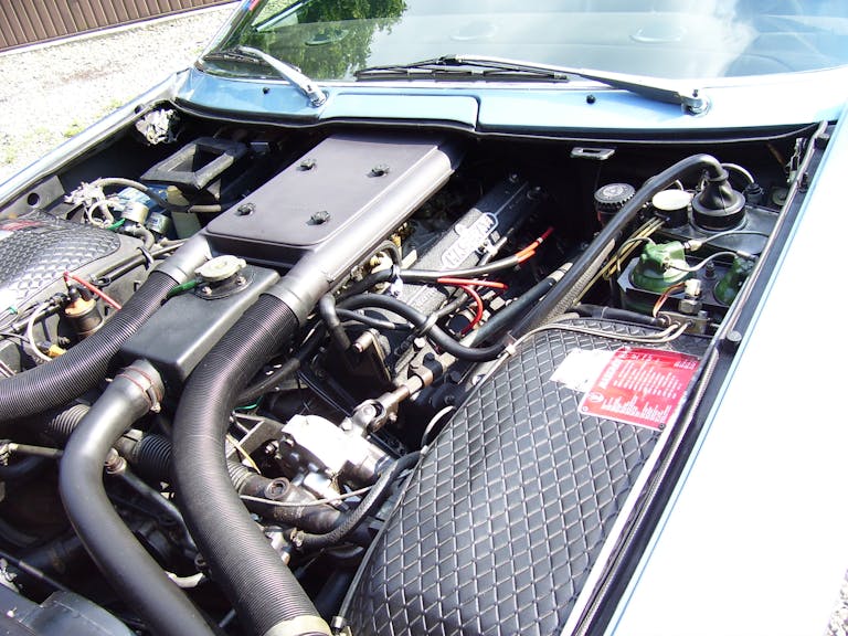 Motor des Khamsin von Maserati Motor des Khamsin von Maserati