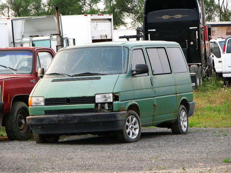 VW T4 in schlechtem Zustand