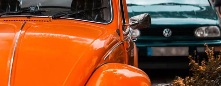 orange VW Golf V Tuning Car, Folgt meinem Auto-Blog: fahrze…