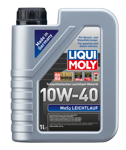 Motoröl LIQUI MOLY 1092 MoS2 Leichtlauf 10W-40 Motorenöl Öl Teilsynthetisch 5L