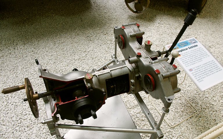 Getriebe eines Schwimmautos Getriebe eines Schwimmautos