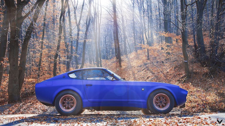 280Z in Kobaltblau 280Z in Kobaltblau