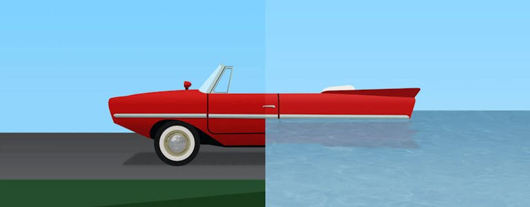 Mit dem Amphicar durch den Ärmelkanal Mit dem Amphicar durch den Ärmelkanal