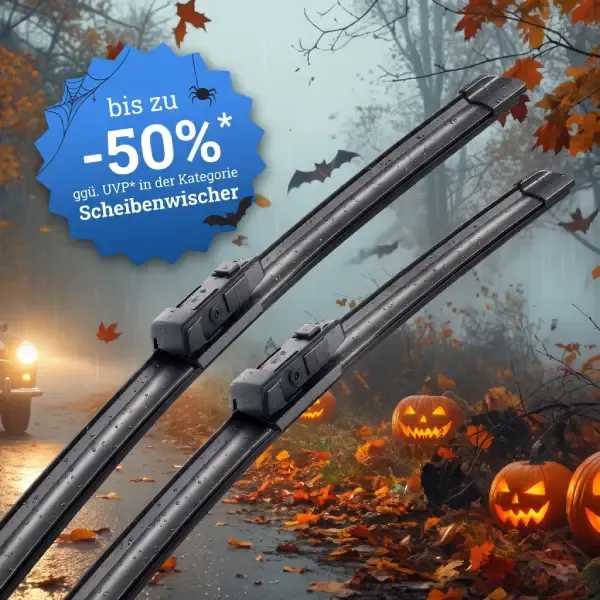 Scheibenwischer bis zu 50% ggü. UVP günstiger
