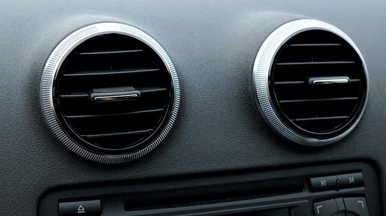 Lüftungsdüsen in einem Audi Lüftungsdüsen in einem Audi