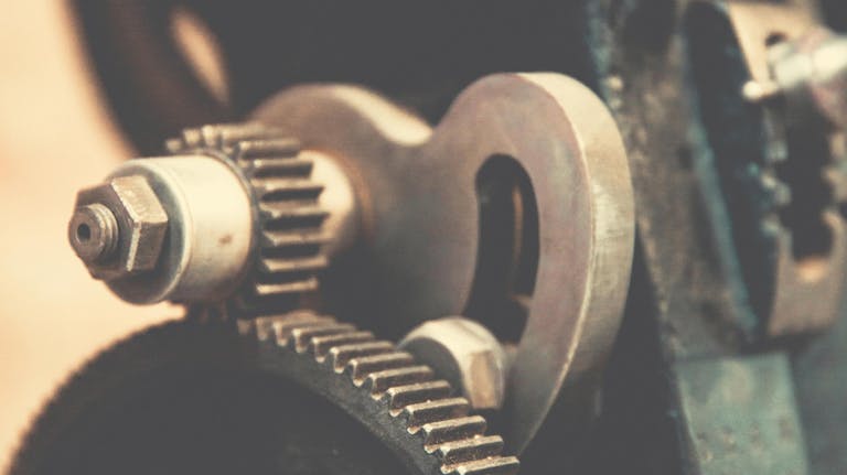 Anlasser Ritzel in einem Auto