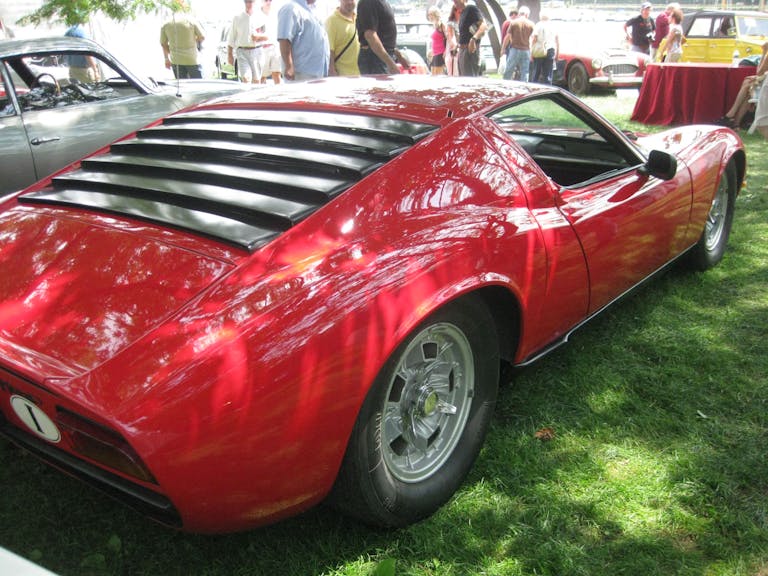 Heck des Lamborghini Miura Heck des Lamborghini Miura