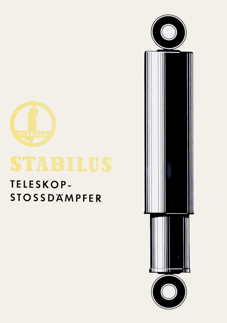 Stabilus Teleskop Stoßdämpfer Vintage Look