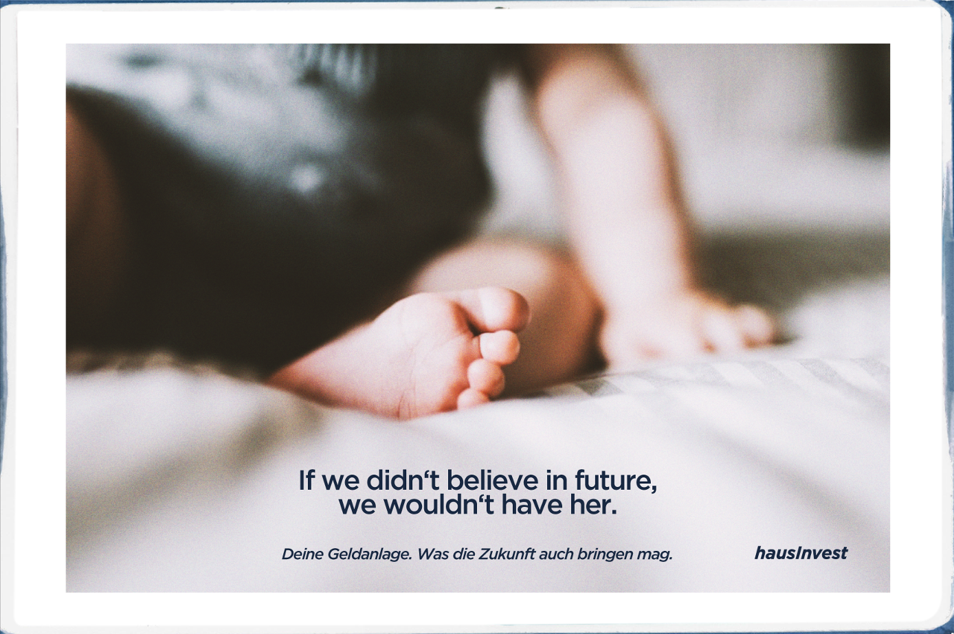 Visualisierung der hausInvest Werbekampagne.