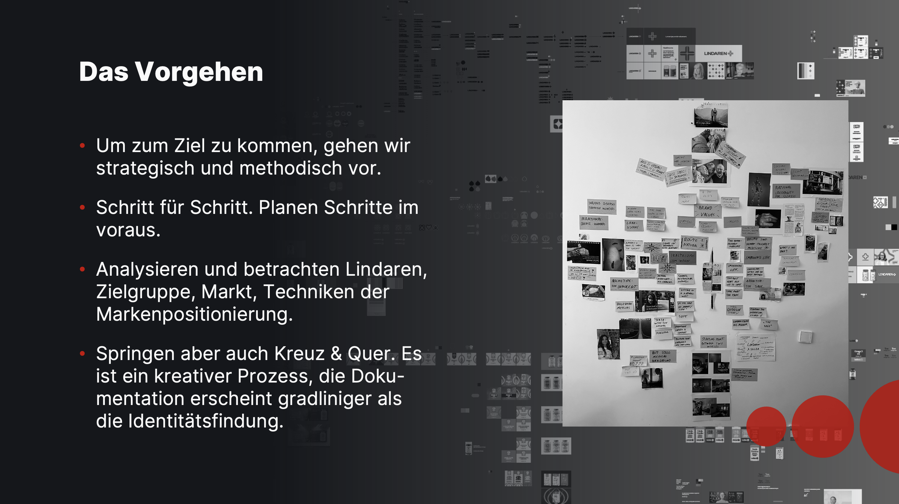 Das Vorgehen beim Projekt Lindaren.