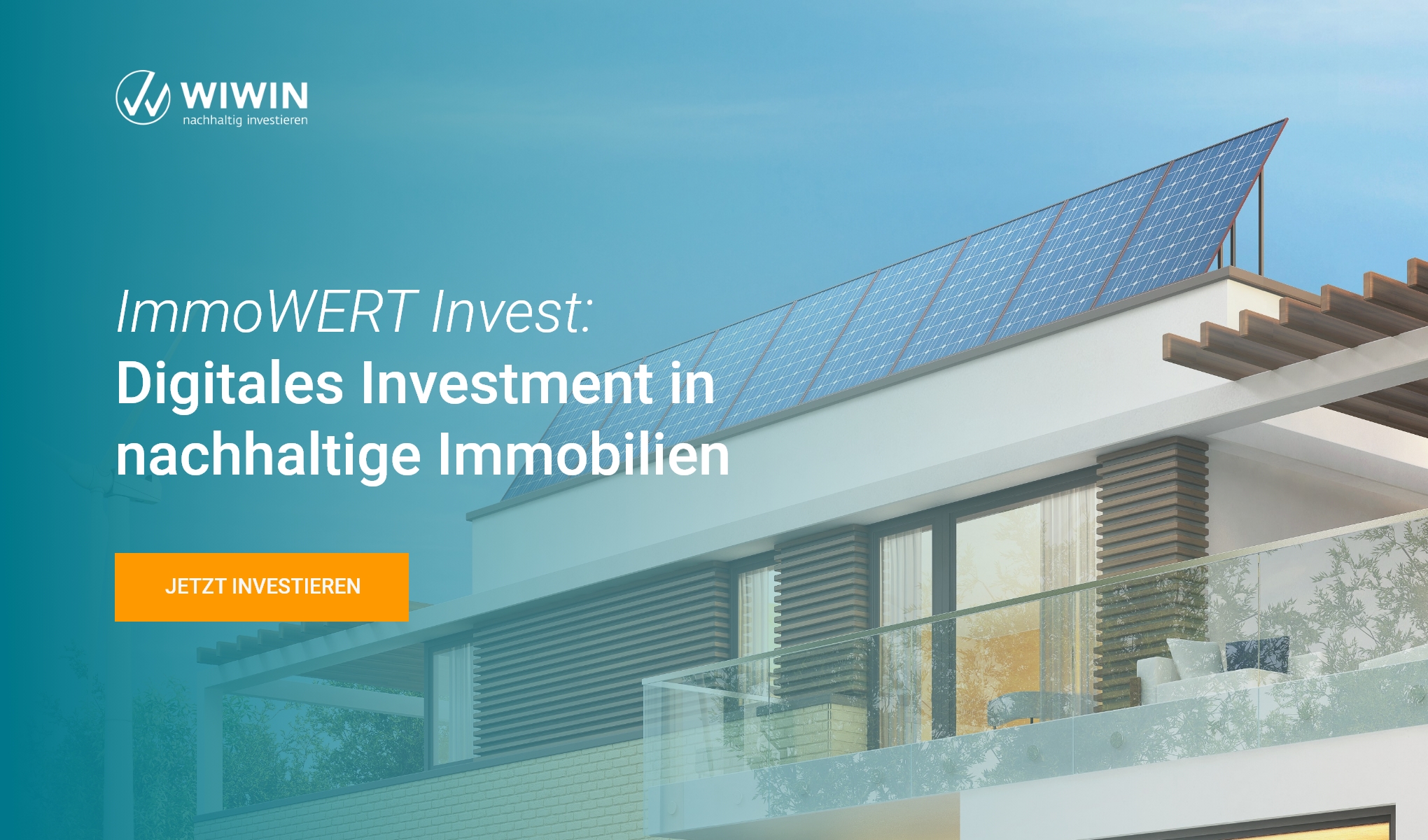 Werbebanner für Immobilien-Investments bei WIWIN.
