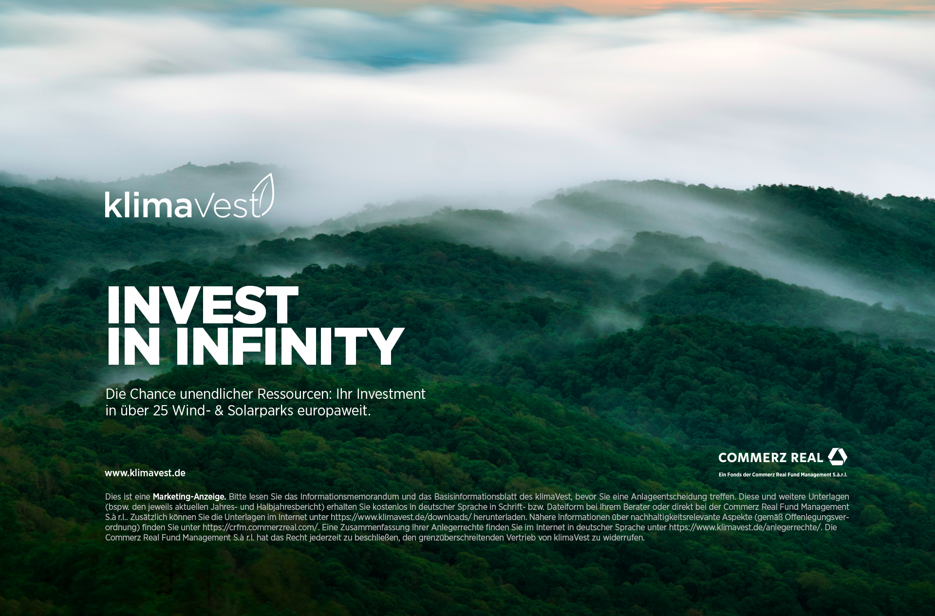 Art Direction für klimaVest.