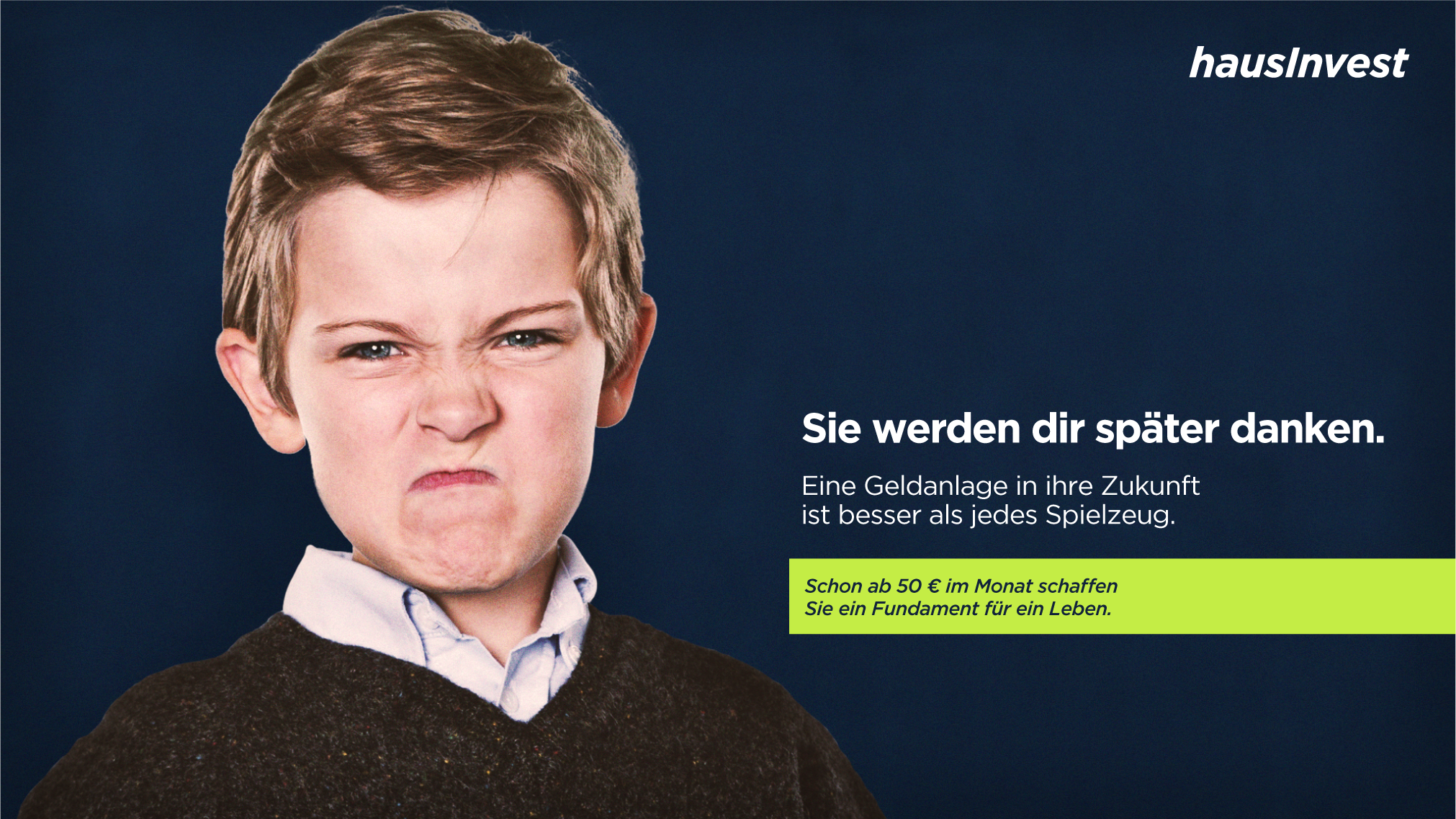 Visualisierung der hausInvest Werbekampagne.