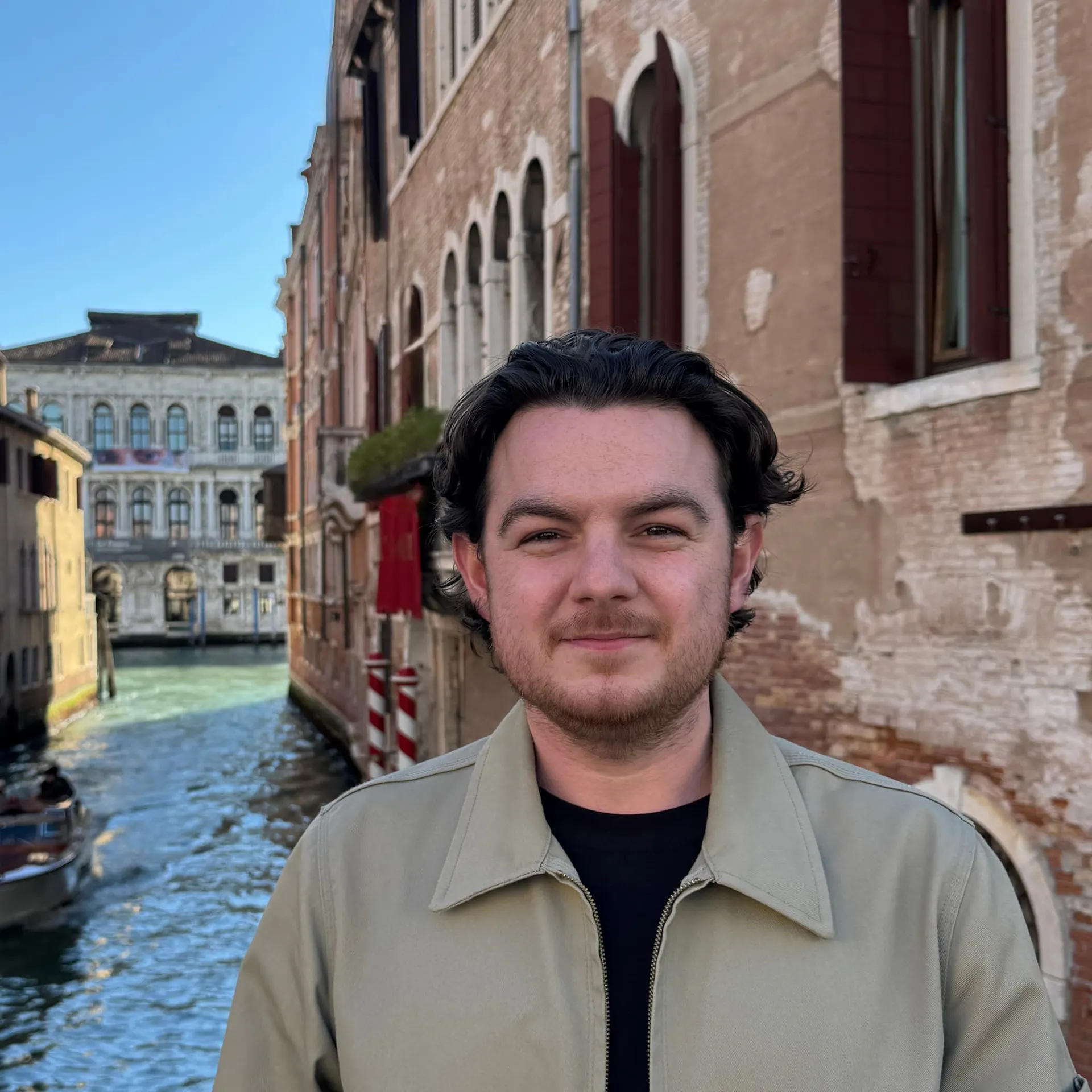 Reuben O'Connell in Venice in 2026