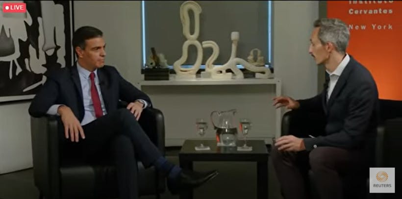Reuters Next Newsmaker with Pedro Sánchez