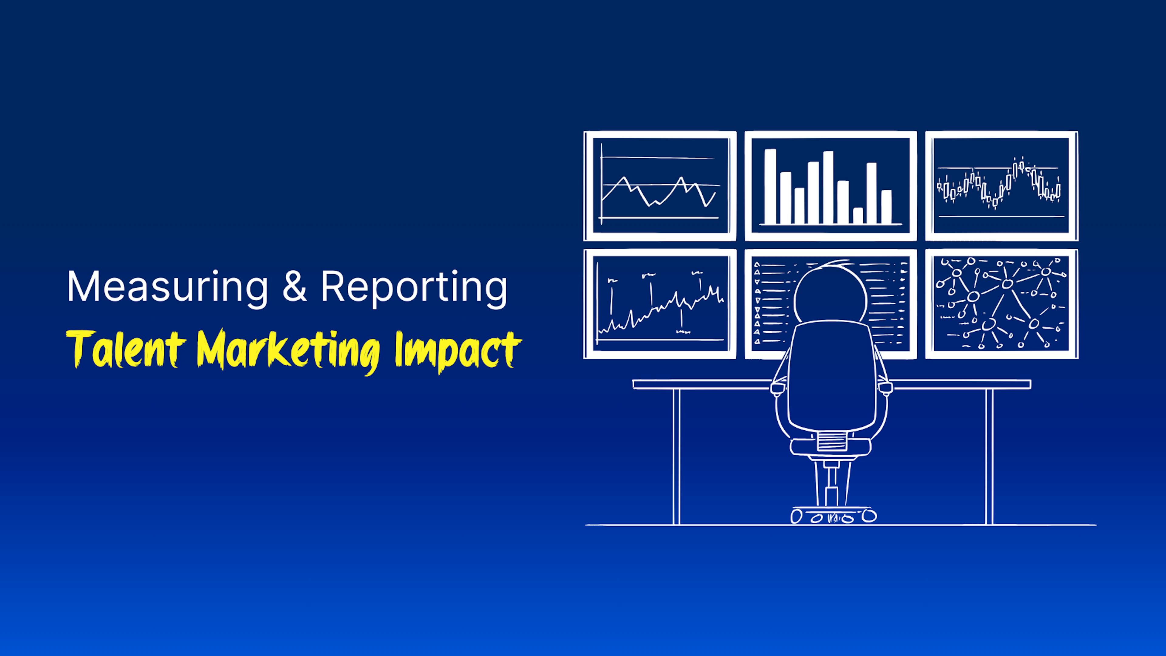 Cover image for a post about measuring and reporting talent marketing impact
