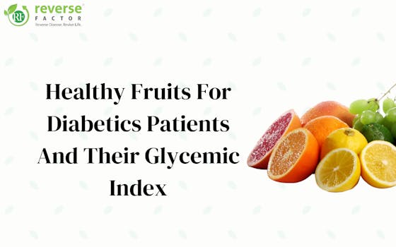 Healthy Fruits For Diabetics Patients And Their Glycemic Index - blog poster