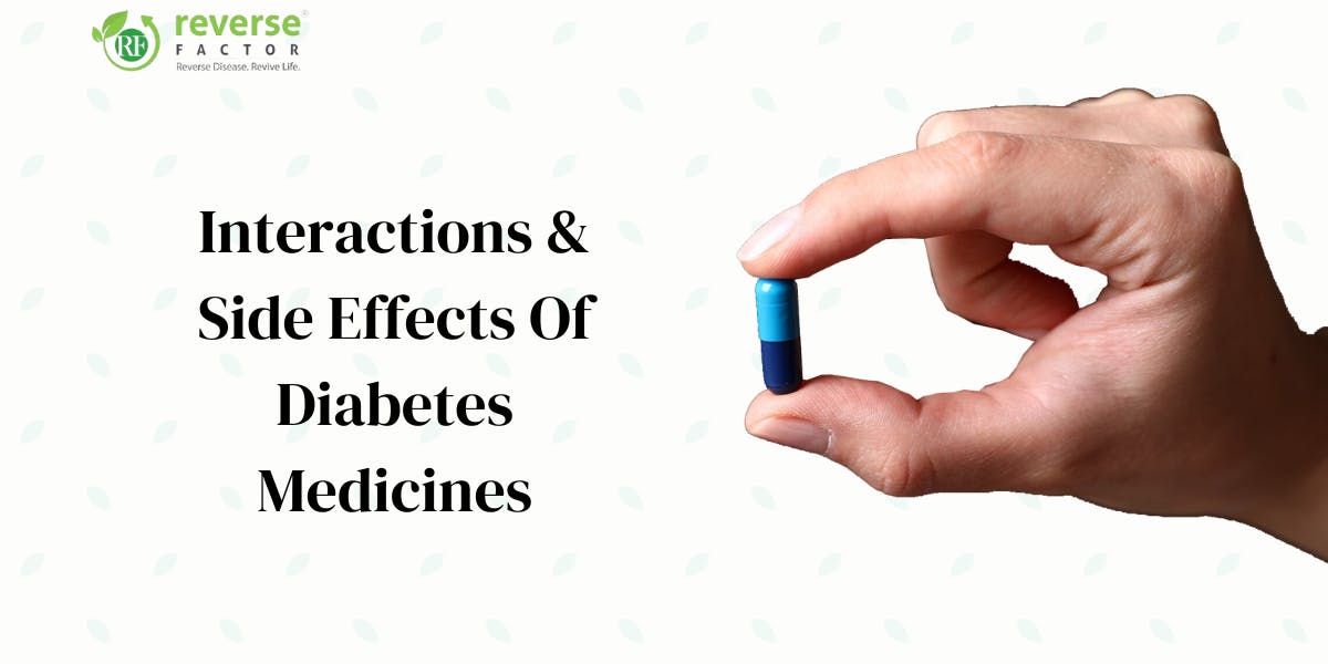 Interactions & Side Effects Of Diabetes Medicines - blog poster