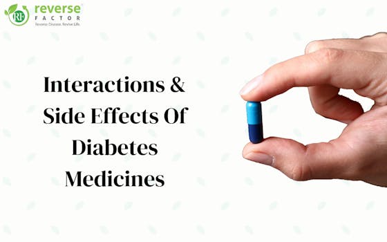 Interactions & Side Effects Of Diabetes Medicines - blog poster