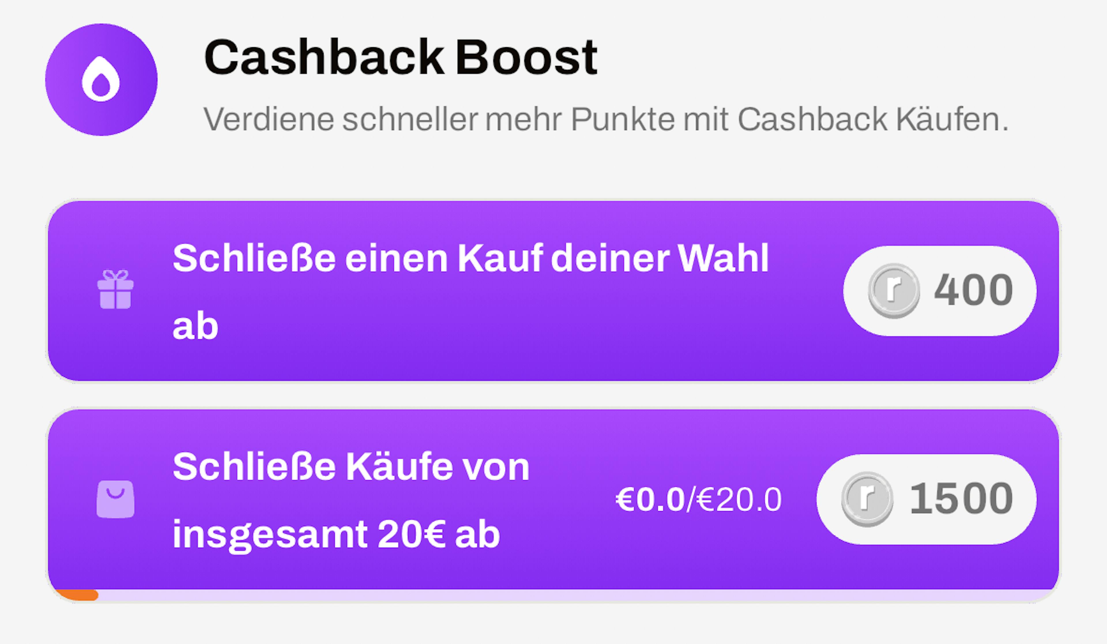 Nutze gezielte Käufe, um doppelt zu profitieren – schnelleres Gameplay und mehr Rewards-Punkte!