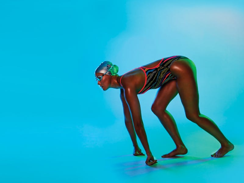 Swimming banner