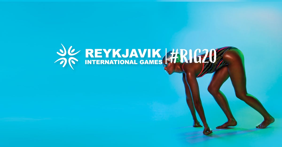Swimming banner