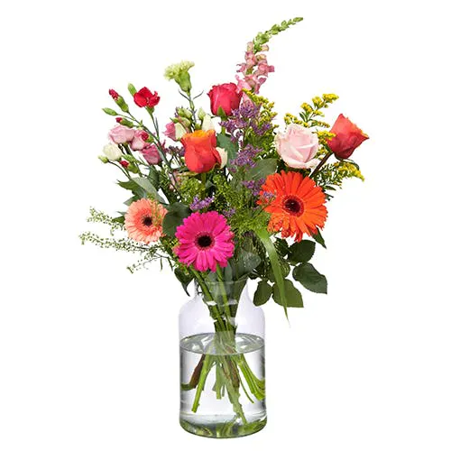 Bunter Gerbera-Strauß mit verschiedenen Farben