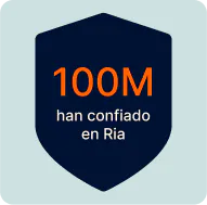 100M han confiado en Ria