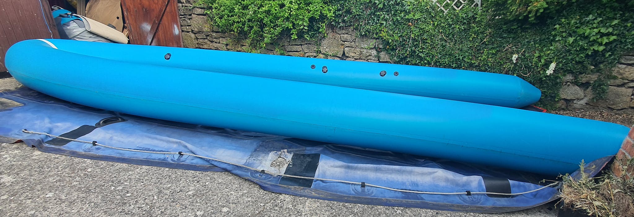 Coastline RIB's 6.5 retube,  Ibiza blue Orca Hypalon tube 