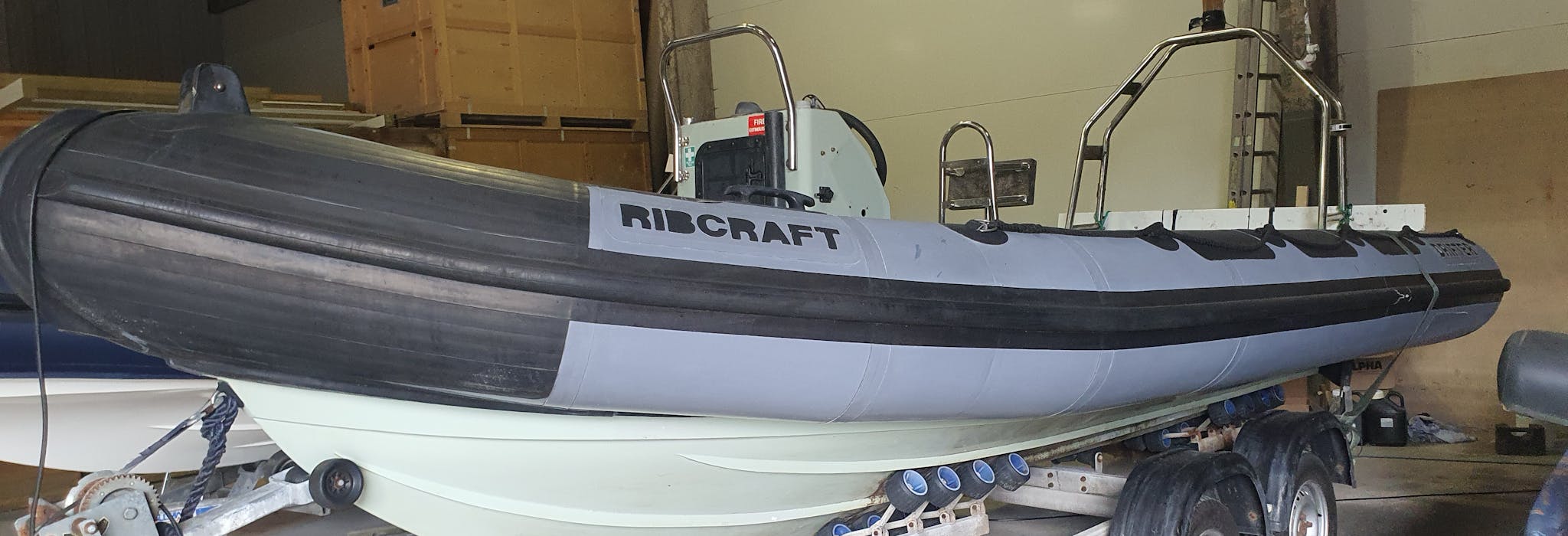 Ribcraft 5.85 meter tube repair