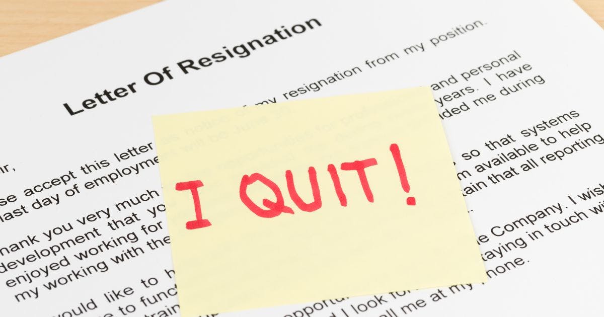 Resignation Letter Template- Ricebowl.my