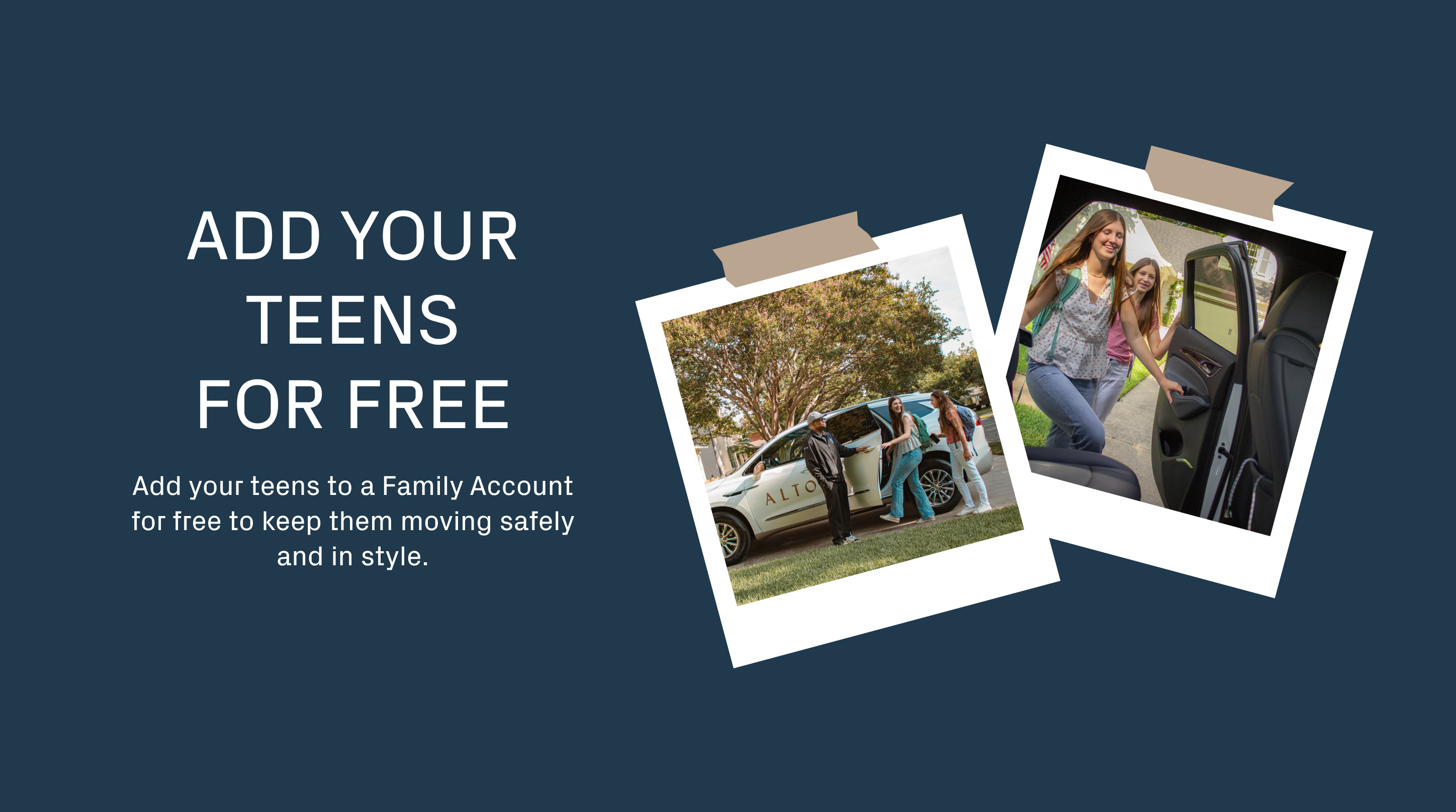 Alto Rideshare. Refined.