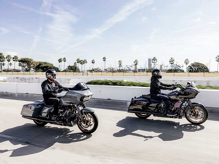 Harley-Davidson motorcycles ridden in San Francisco, California.