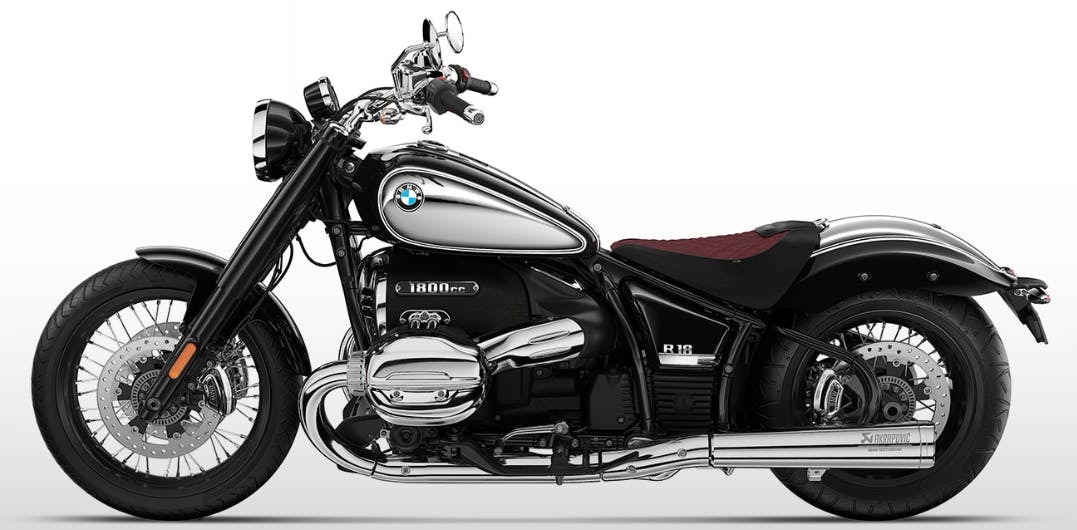 stock photo of a 2024 bmw r 18 in silver chrome best cruiser motorcycles