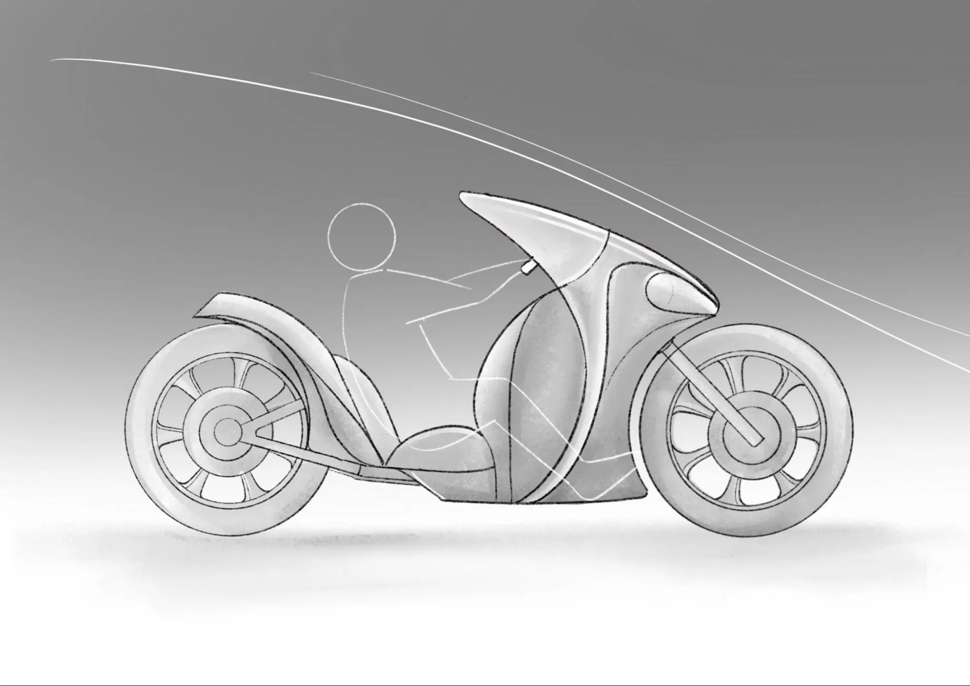 Elektro-Motorradprototyp - Riders Share