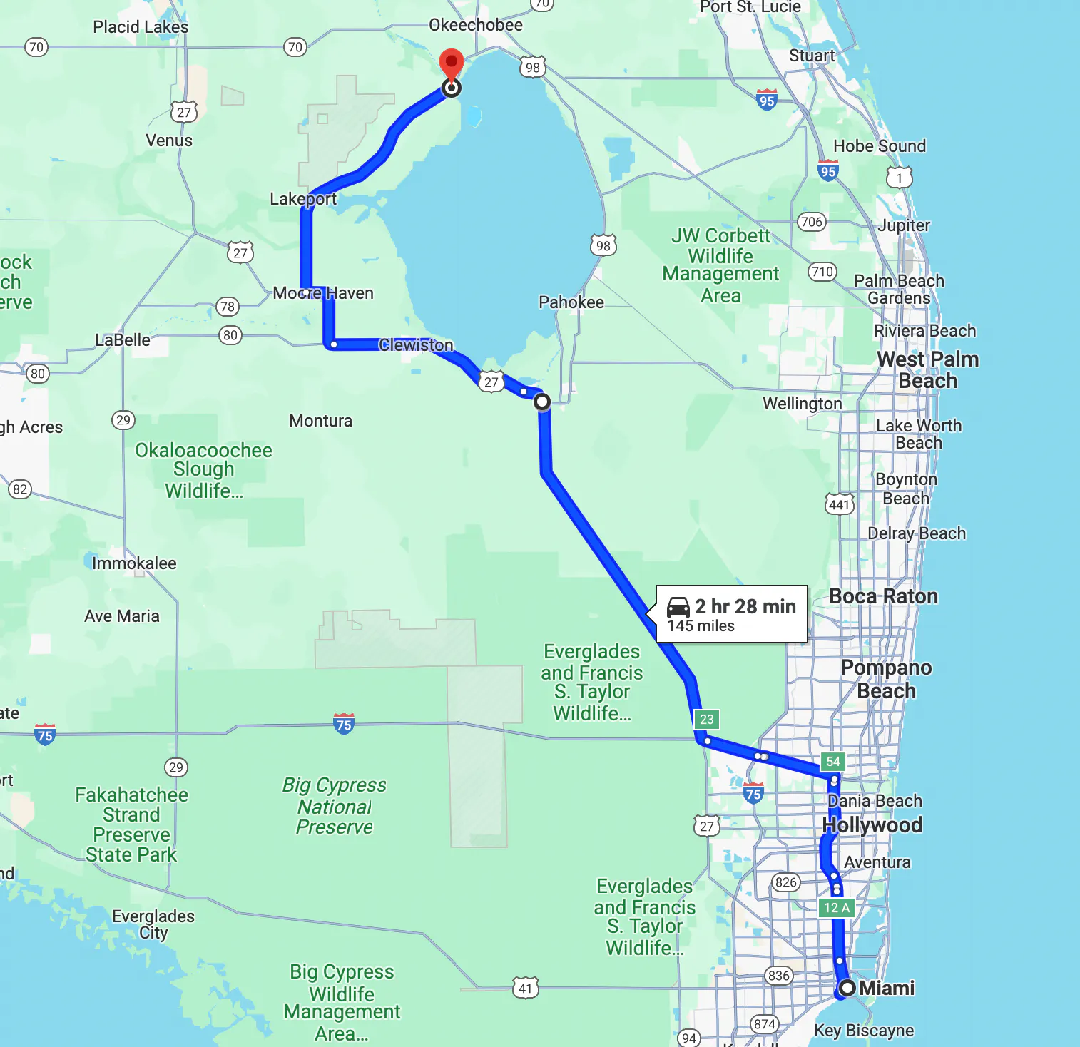 mejores paseos en Miami, FL - Great Lake Okeechobee