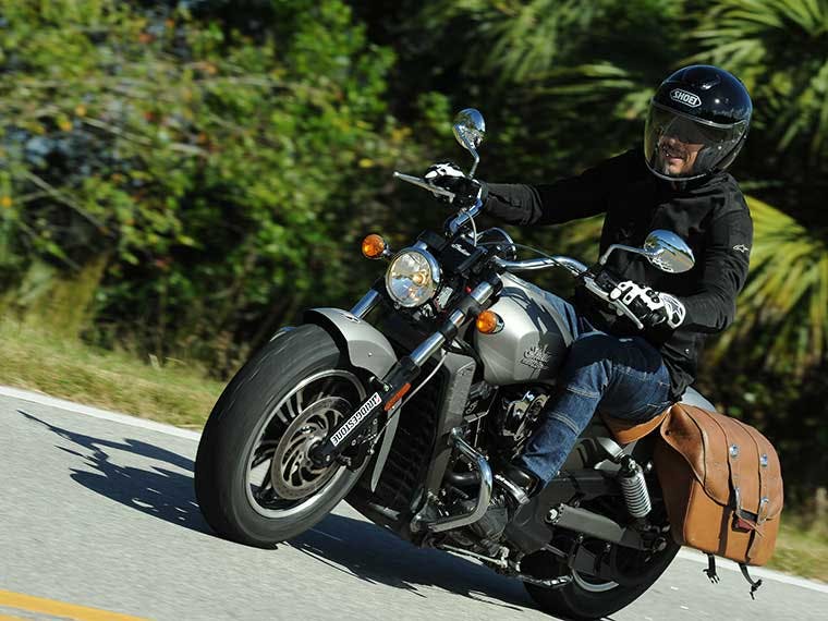 Indian Motorcycle ridden in Florida.