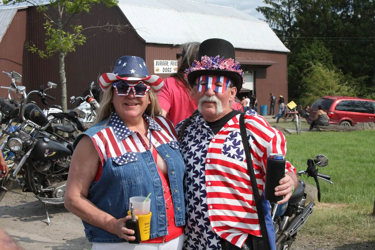 Definitivamente um grande rodeio americano de motocicletas
