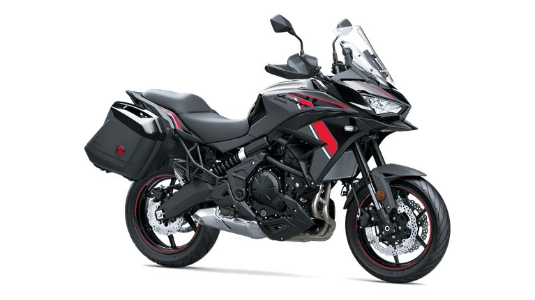 stock photo of a Kawasaki Versys 650 one of the best motorcycles for tall riders